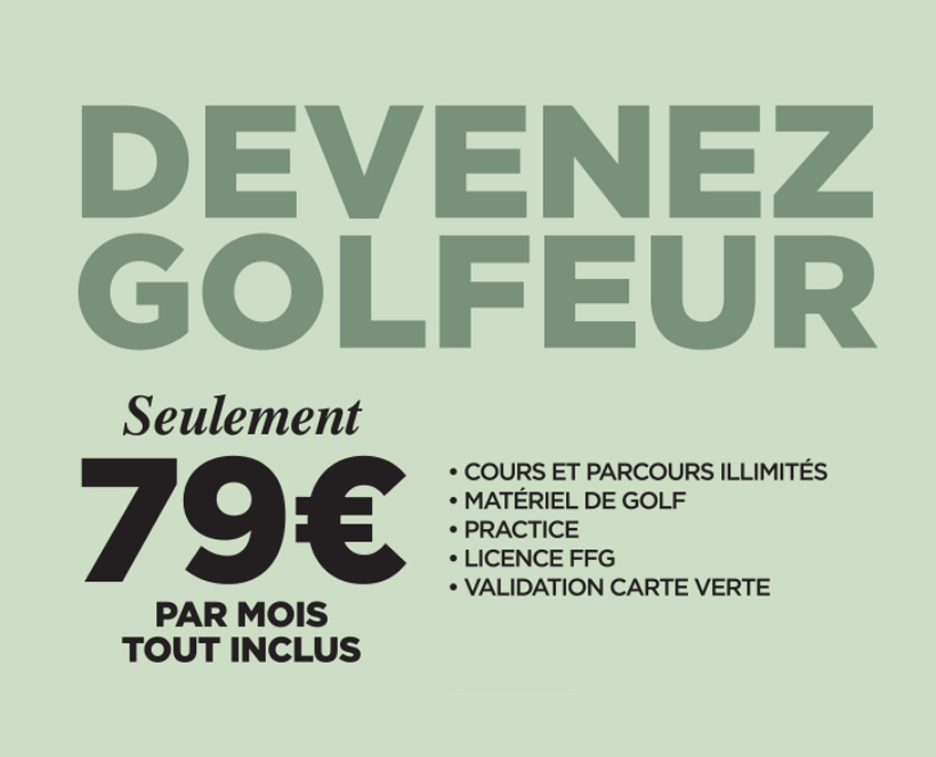 Initiation golf île de France